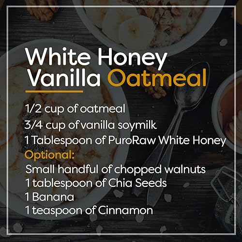 Miniatura 8 de Miel cruda, 2.2 lb. Miel blanca, miel cruda sin filtrar, miel pura, miel natural cruda sin filtrar, miel cruda blanca de las praderas canadienses.