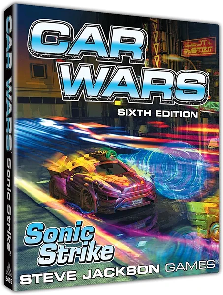 SJG Car Wars Sonic Strike - Tabletop RPG Expansion - for 2 to 4 Players and Ages 10+