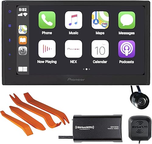 Pioneer DMH-1770NEX Receptor multimedia digital de 6.8 pulgadas incluido con + (1) cámara de respaldo estilo bala + (1) sintonizador de radio