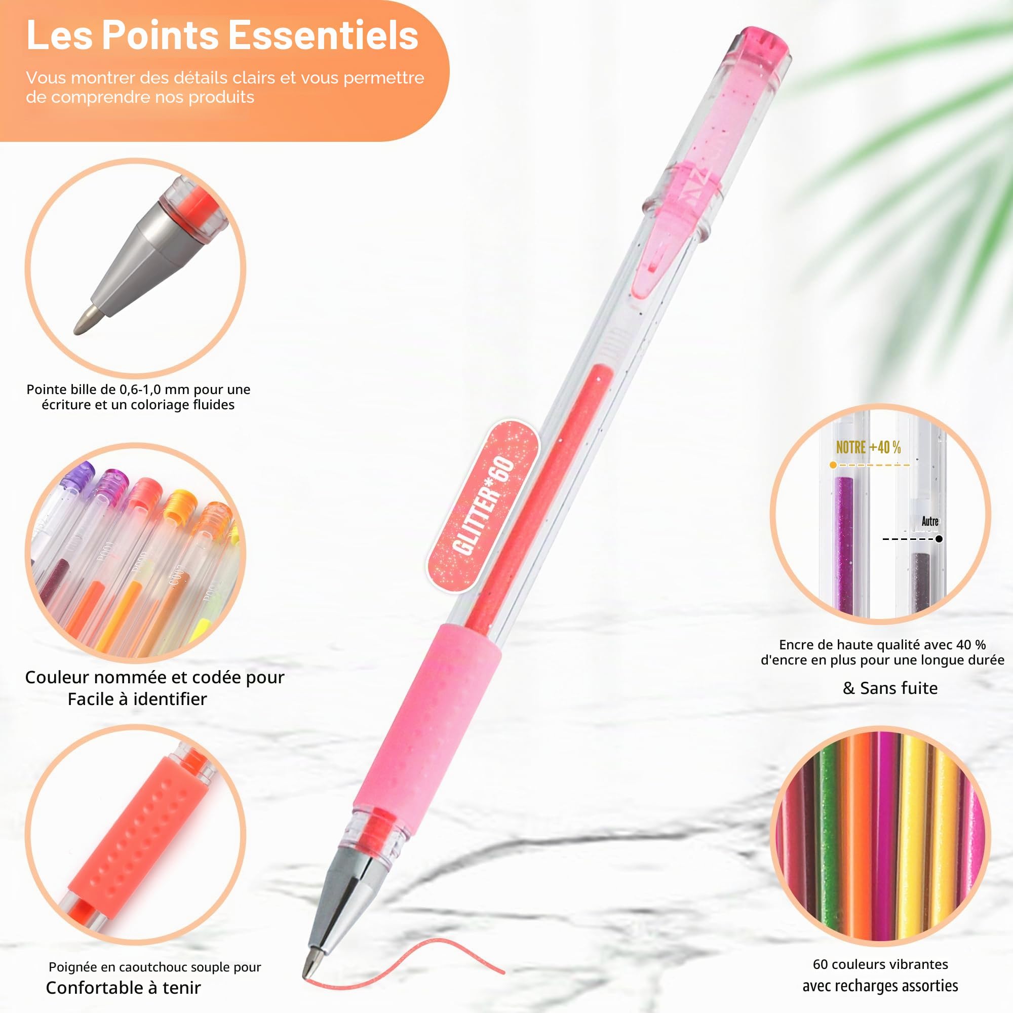 Stylos à pointe fine couleurs assorties 05 Micron, 6 unités | Michaels