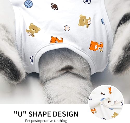 Miniatura 4 de Traje de recuperación quirúrgica profesional para gatos, alternativa de cuello electrónico para gatos y perros, uso después de una cirugía, traje de