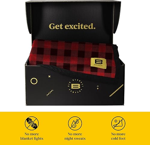 Miniatura 5 de Big Blanket Co - Manta extra grande  Original Stretch, 10 x 10 pies, acogedora, sedosa, suave y perfecta para noches de cine de verano, lavable a