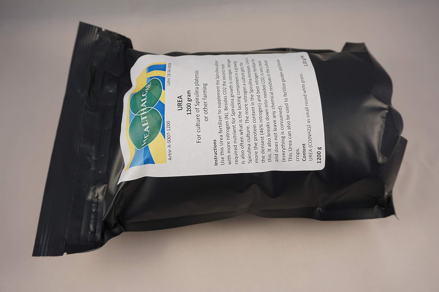 UREA Fertilizer, 1200 g (Swedish Grade) for Gardening and Spirulina Cultivation, Most Dense nitrogen Fertilizer Out of (1200 Gram)