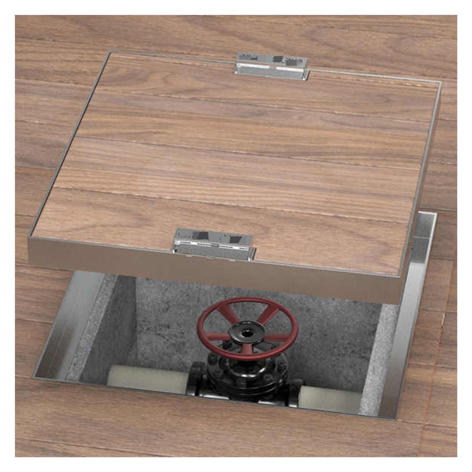 Copertura e base Recular Heavy-Du, 130 x 50 x 5 cm, in plastica, ideale per vialetti e uso esterno, facile accesso per manutenzione, design resistente alle intemperie