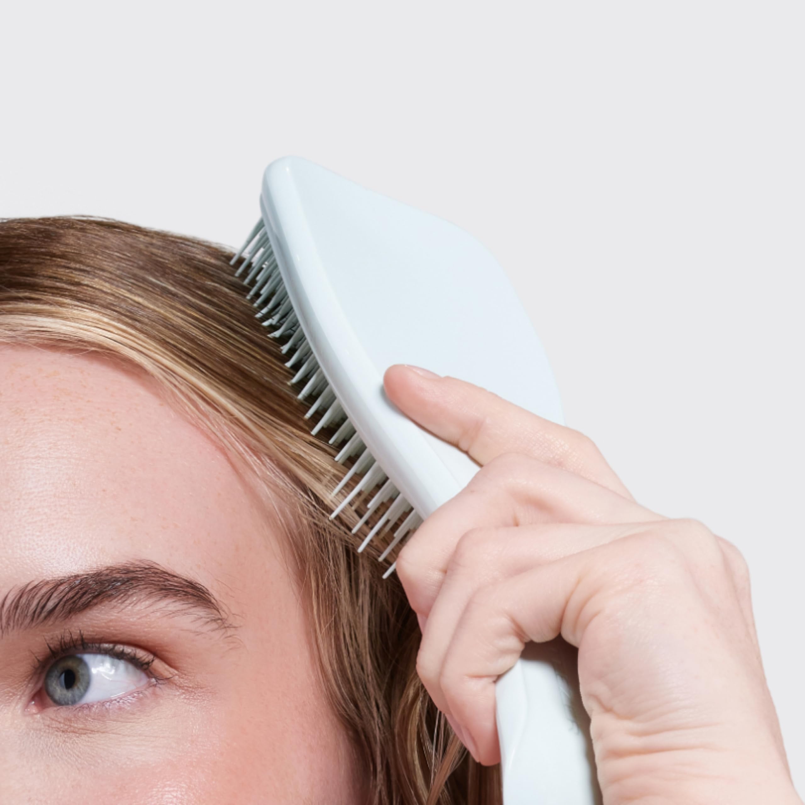 Tangle Teezer Fine & Fragile Ultimate Detangler, do cienkich i delikatnych - Miękkie, elastyczne ząbki redukują łamanie i ciągnięcie - Łagodna dla delikatnych włosów - Błękit morskiej piany