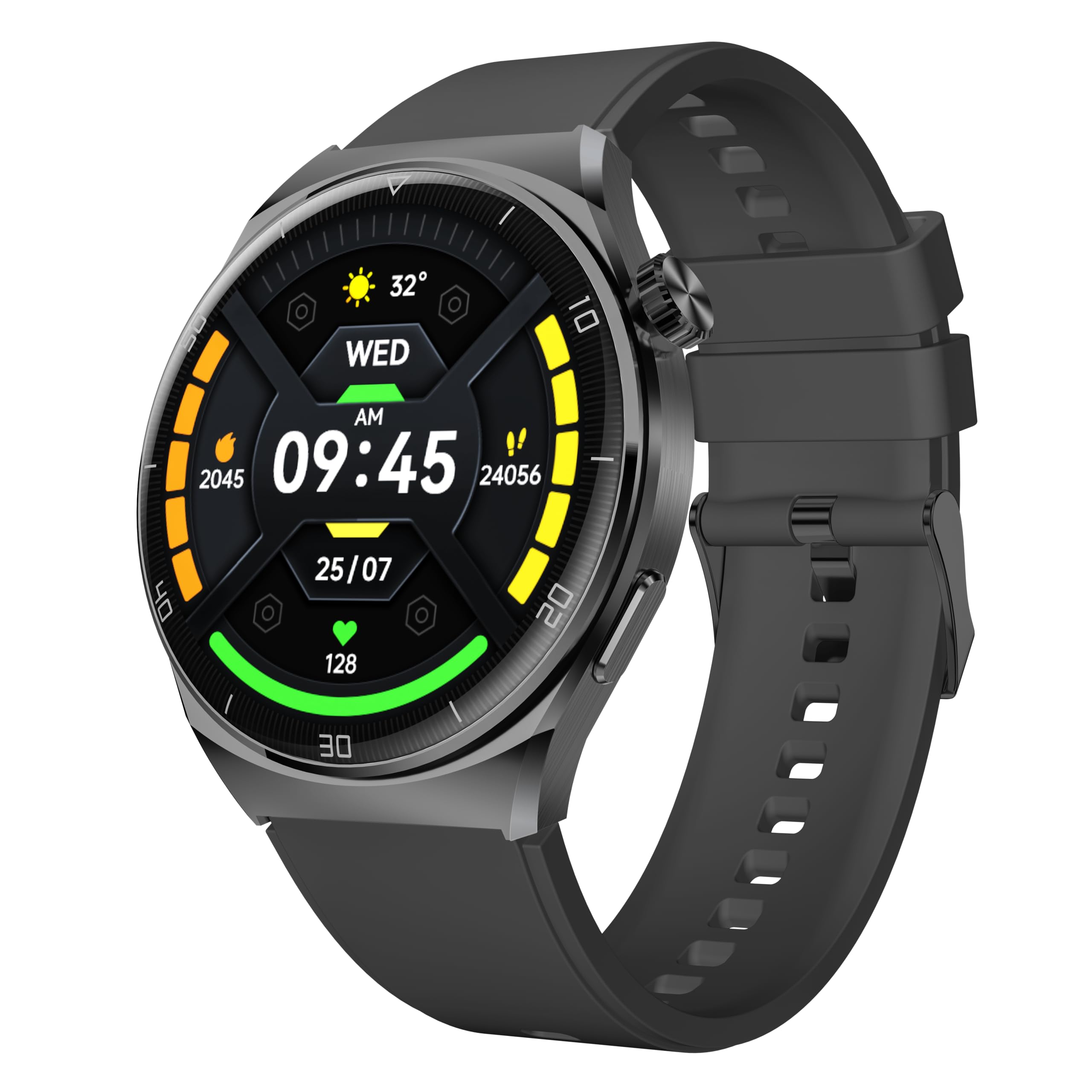 Beafon, Smartwatch, 401, Orologio Da Polso Fitness Per Uomo E Donna, Display Amoled Da 1,43 Pollici, Assistente Vocale, Chiamata Bluetooth, IP67, Fitness + Moda Sportiva, Misurazione Della Pressione-image