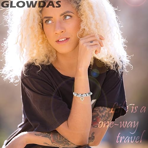 Miniatura 5 de Dijes para maleta con texto en inglés "I Love to Travel 2026" para mujer Pandora, pulsera de plata de ley 925, cuentas de caja de corazón rojo