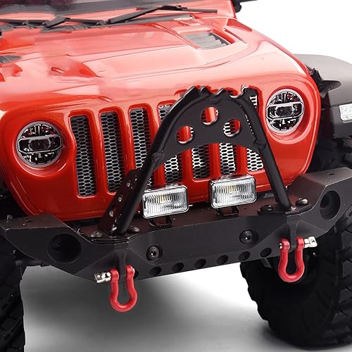 Miniatura 4 de LICHIFIT 20MM Proyector rectangular Retro Simulación Electrochapado Reflector reflector reflector faro para 18 110 RC coche