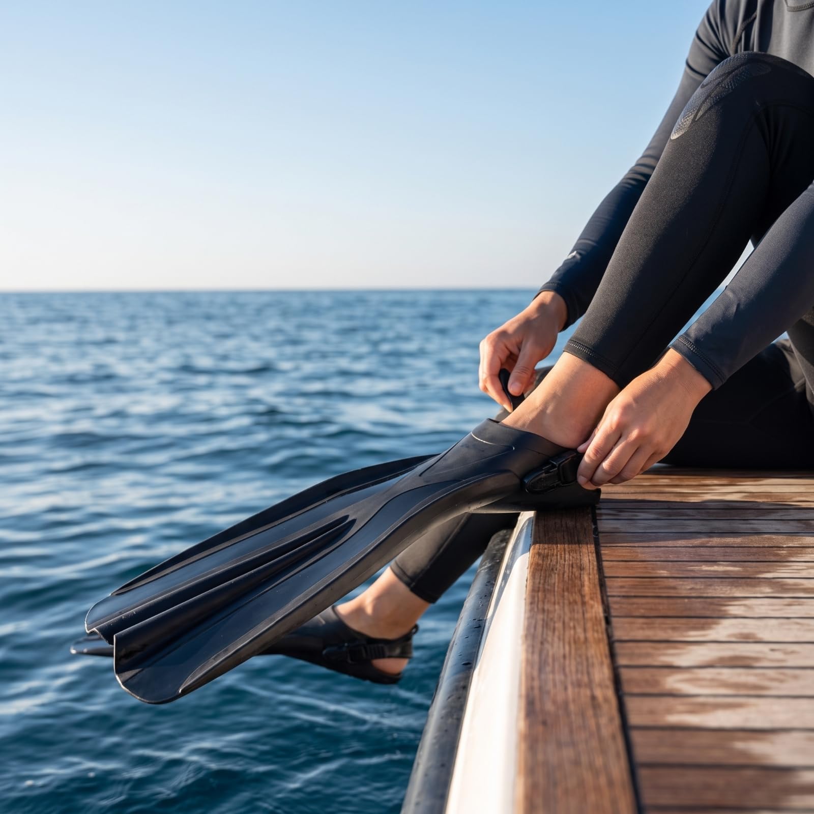 Milageto Pinnule con Tallone Aperto Resistenti Pinnule da Sub Professionali Attrezzatura per Snorkeler, Nuotatori