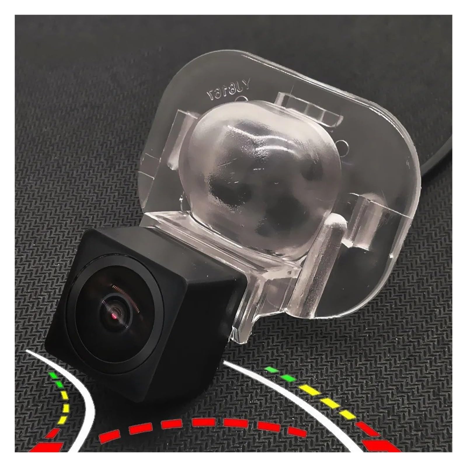 Zamiennik kamery cofania dla Kia For Forte dla Cerato dla Picanto AHD rybie oko 12 LED dynamiczna trajektoria samochodowa kamera cofania (CVBS 12LED bezprzewodowa, dynamiczna) (stała / CVBS 8LED