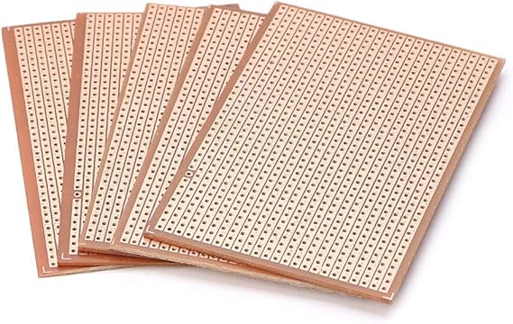 Pack De 12 Cartes De Circuit Imprimé Double Face Universelles - 4x6 Cm - Idéal Pour Prototypes Et Bricolage électronique