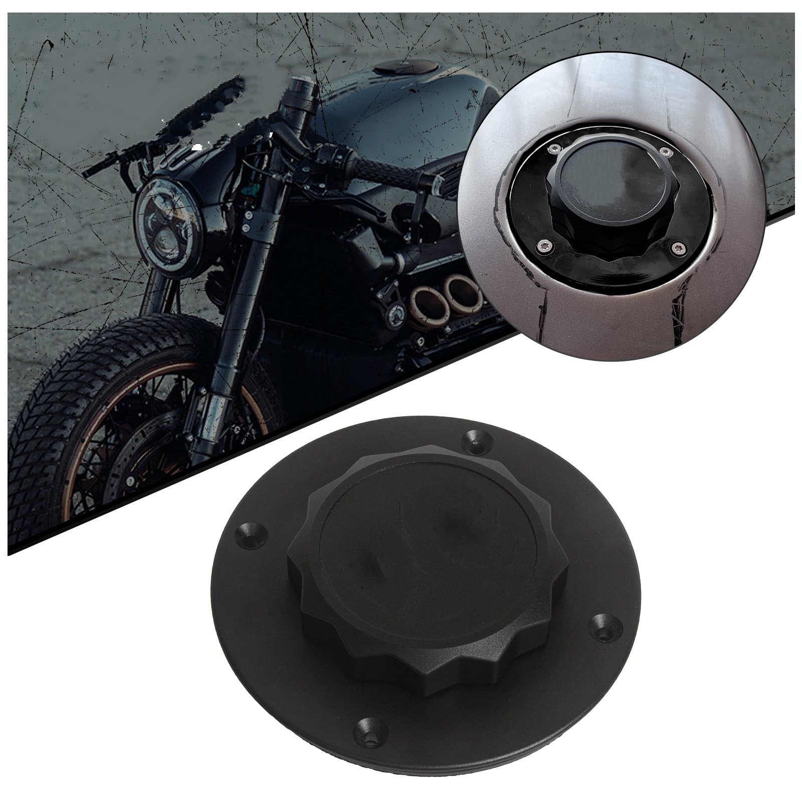 Korek wlewu paliwa do motocykla Pasuje do BMW serii K K75 K100 K1100 korek wlewu paliwa korek wlewu oleju paliwo benzyna pokrywa zbiornika gazu aluminium