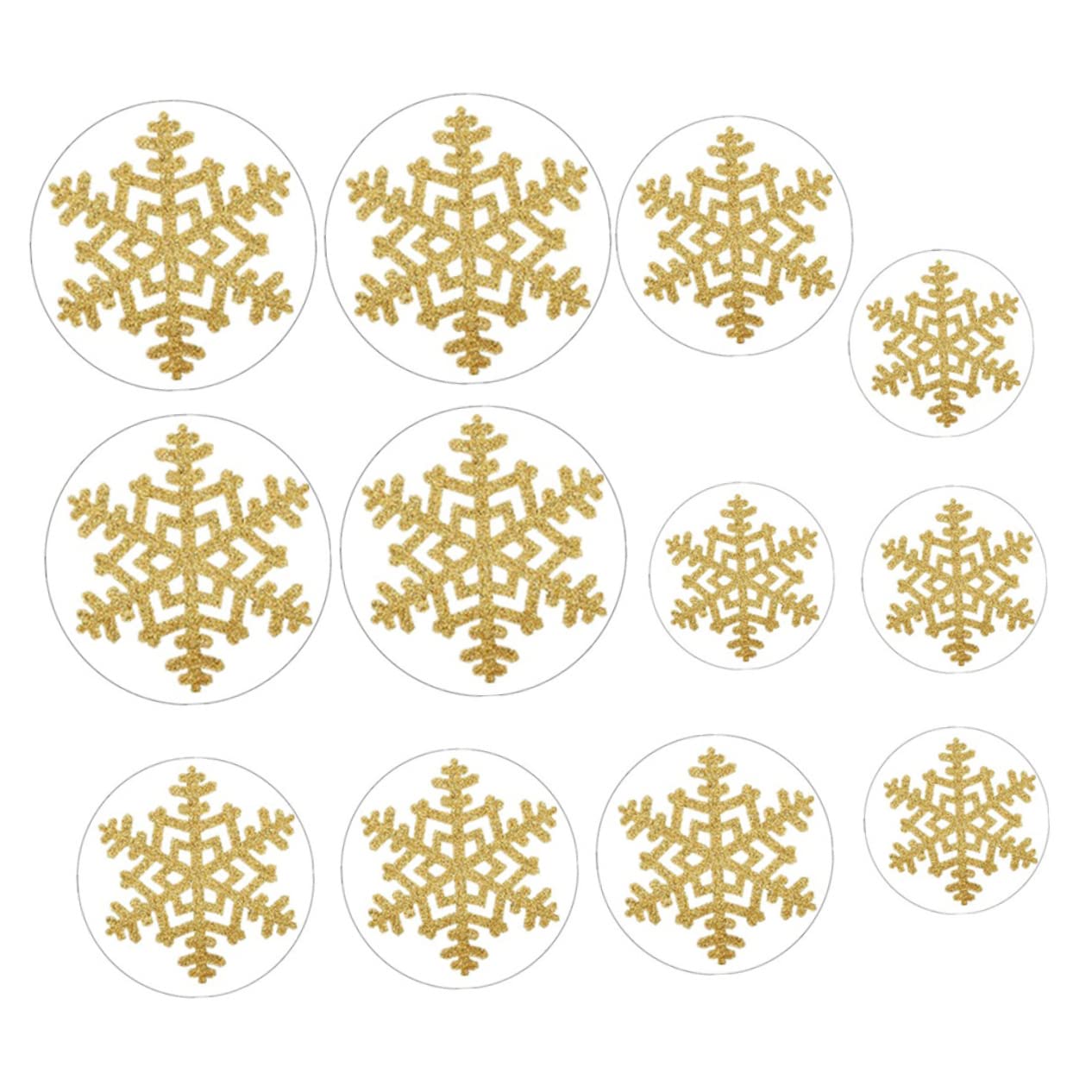 ABOOFAN 36piezas Pegatinas De De Autoadhesivas Para Decoración Navideña Para Paredes y Suelos Decoración Creativa Para Fiestas De Navidad Hogar Oficina
