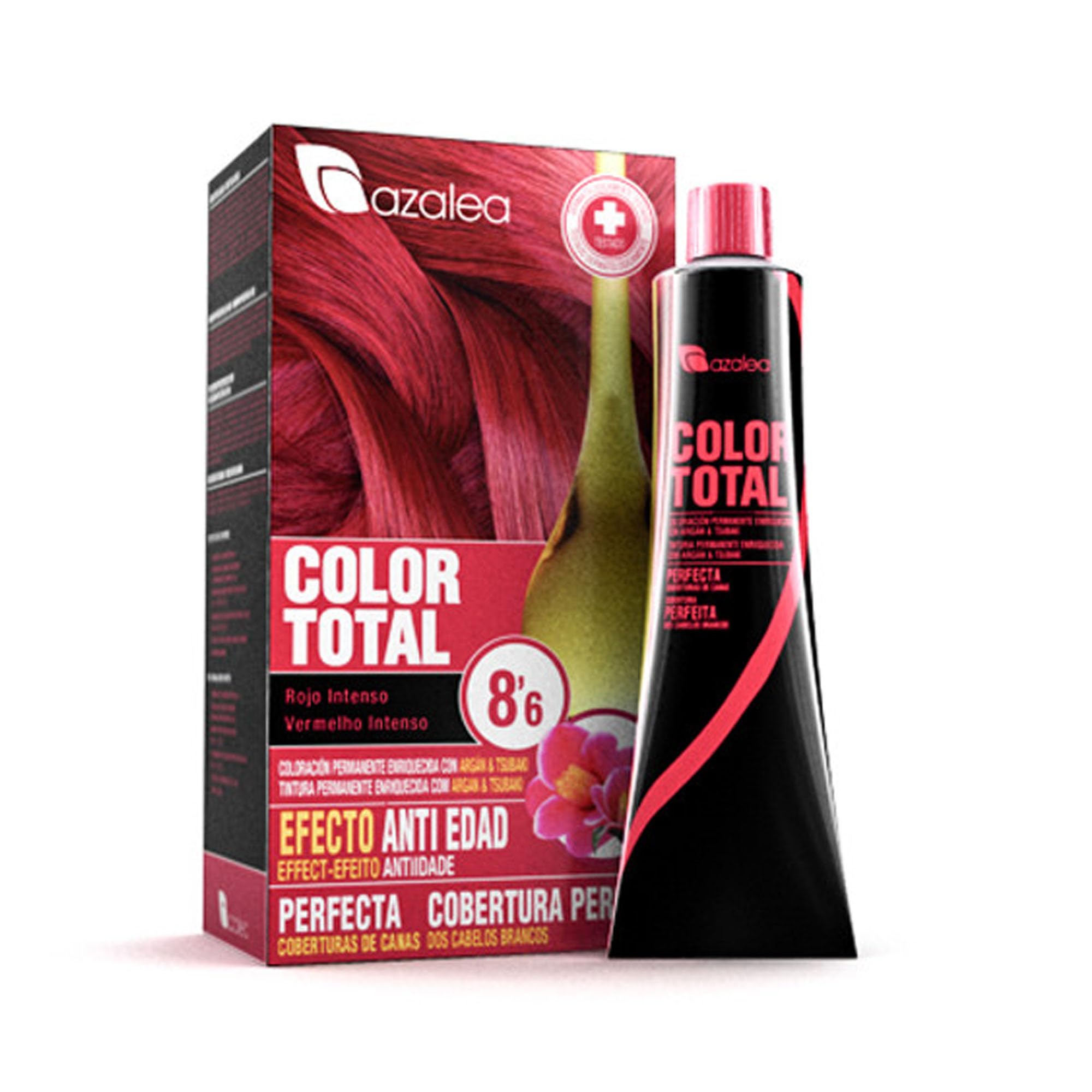 ALEA - Tinte Pelo Mujer - Color Total - Nº 8.6 - Color Rojo Intenso - Coloración Permanente en Crema - Aceite Argán y Tsubaki - Cobertura Total de Canas - Aclara 3 Tonos en Cabellos Naturales