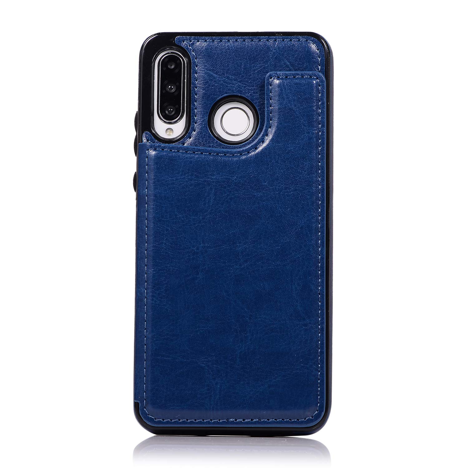 Amazon.co.jp: Huawei P30 Lite ケース 背面 収納 手帳型 ブラック