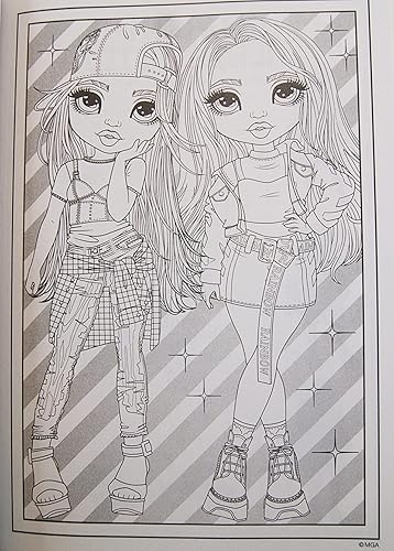 Miniatura 4 de Libro de actividades y colorear Rainbow High - 80 páginas