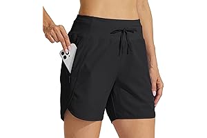 Willit 5" Women's Quick Dry Hiking Shorts with Zipper Pockets
