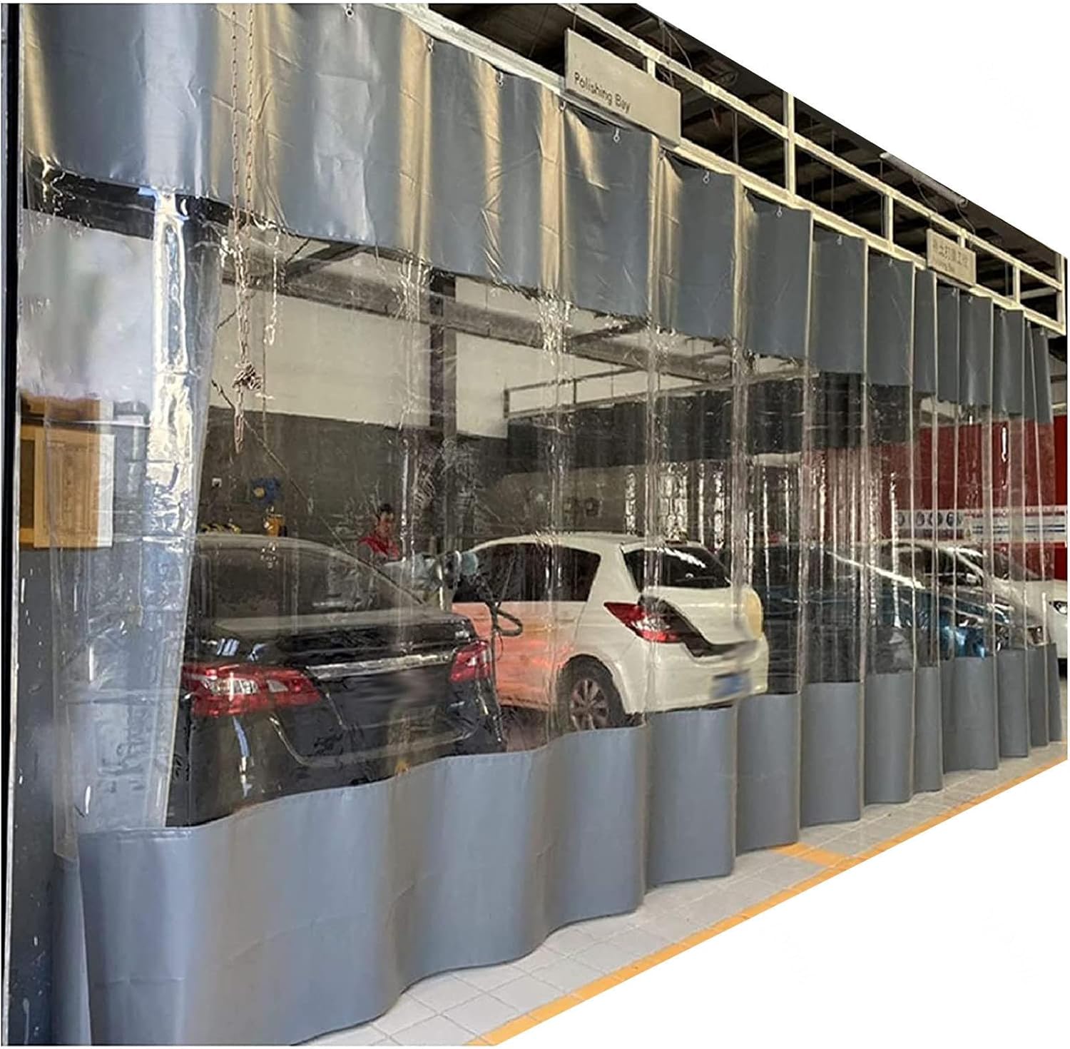 透明なサイドパネル付き屋外防水パーゴラ タープ - 0.3mm 透明カバー、4.5 x 2m (14.8 x 6.6 フィート) -