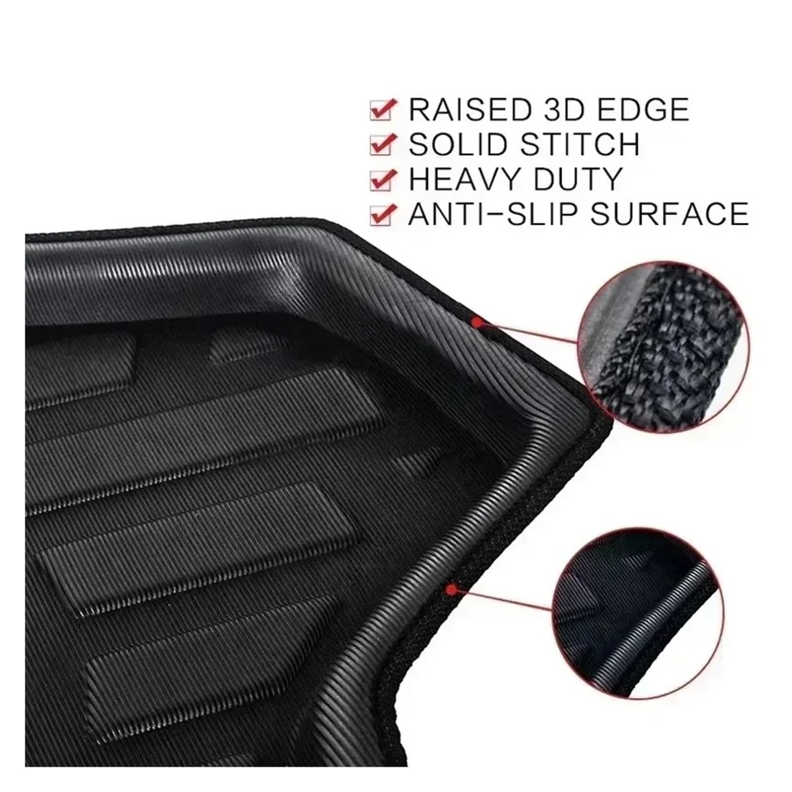 Kofferraumwanne Für VW Für Golf MK6 2010-2014 Auto Kofferraum Matte Fach Wasserdicht Pad Cargo-Liner Fach Boden Kissen Schutzfrachtmatte