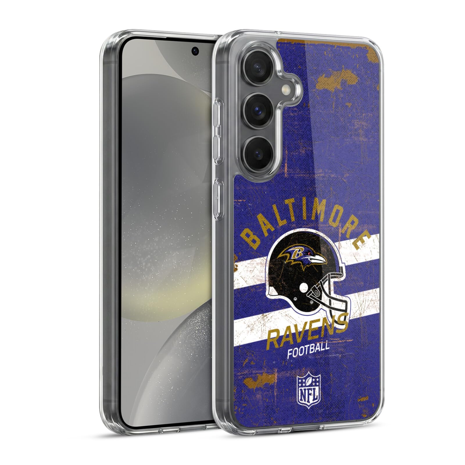 Funda gel suave Baltimore Ravens Samsung S24 5G resistente 8