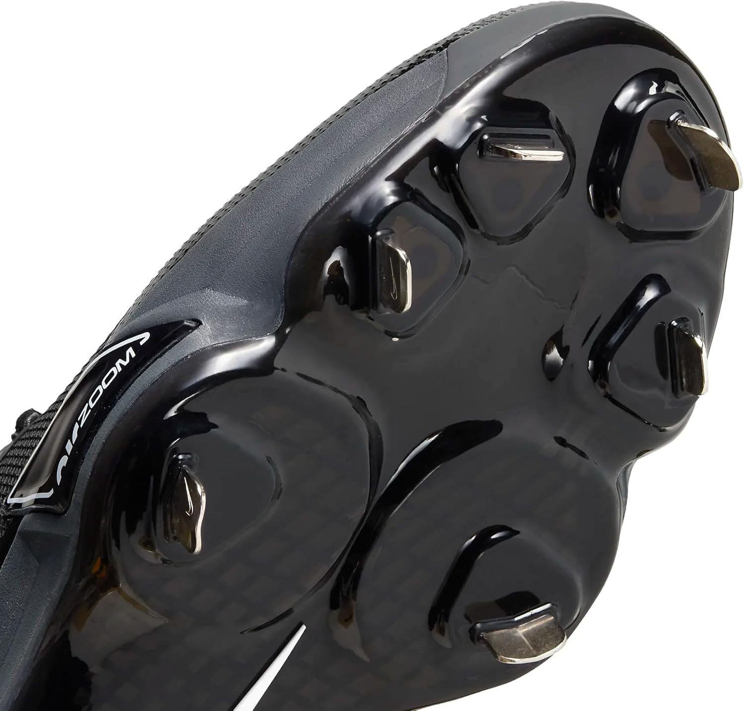 Nike Force Zoom Trout 9 Elite Baseball Cleats (FB2906-003, Black/Anthracite/White/Metallic Silver) Size 8 - Image 7