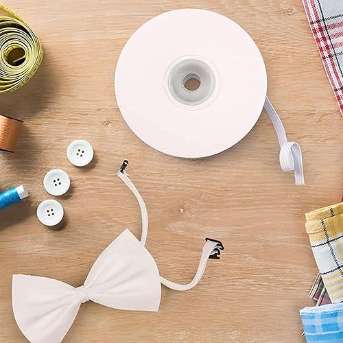 Miniatura 21 de Lydia's Deal Cordón elástico de 1/8 de pulgada (0.118 in) x 50 yardas, bandas elásticas para tejer, costura, manualidades, banda para las orejas