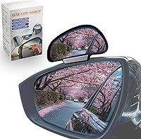 Vista 10 de Espejo de punto ciego, espejos retrovisores para automóvil, espejo auxiliar universal para automóvil, vidrio verdadero HD, espejo lateral auxiliar