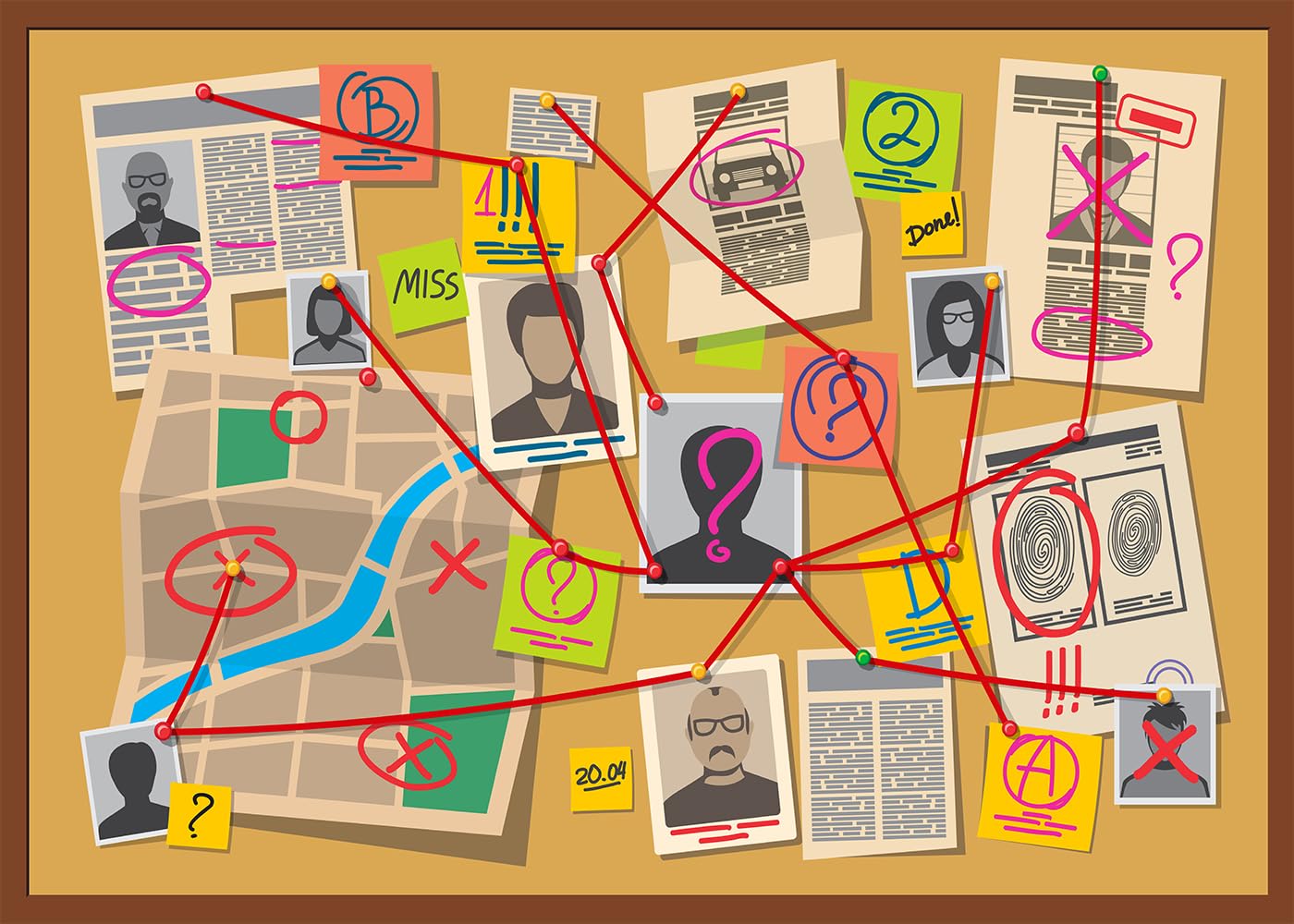 DULUDA 7x5 FT Spy Theme Detective Inference Backdrop agent Spy Crime Scene Theme Suspect Police Office Clues Evidence Secret Murder Mission Party