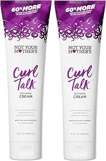 Not Your Mother's Curl Talk Defining Cream (2-Pack) - 9.7 fl oz - Definition for Curly Hair - Moisturize, Condition, Prote...