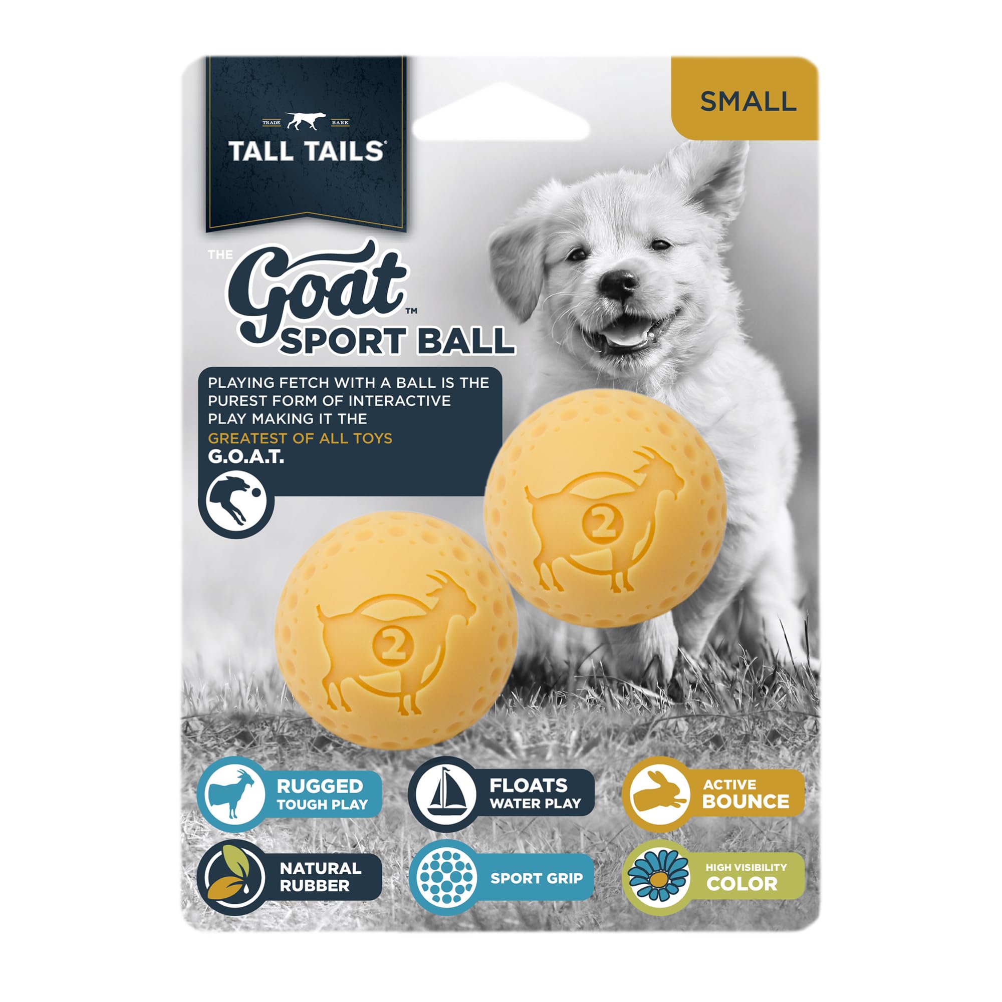 Pet Supplies : Tall Tails G.O.A.T. Greatest of All Toys Sport