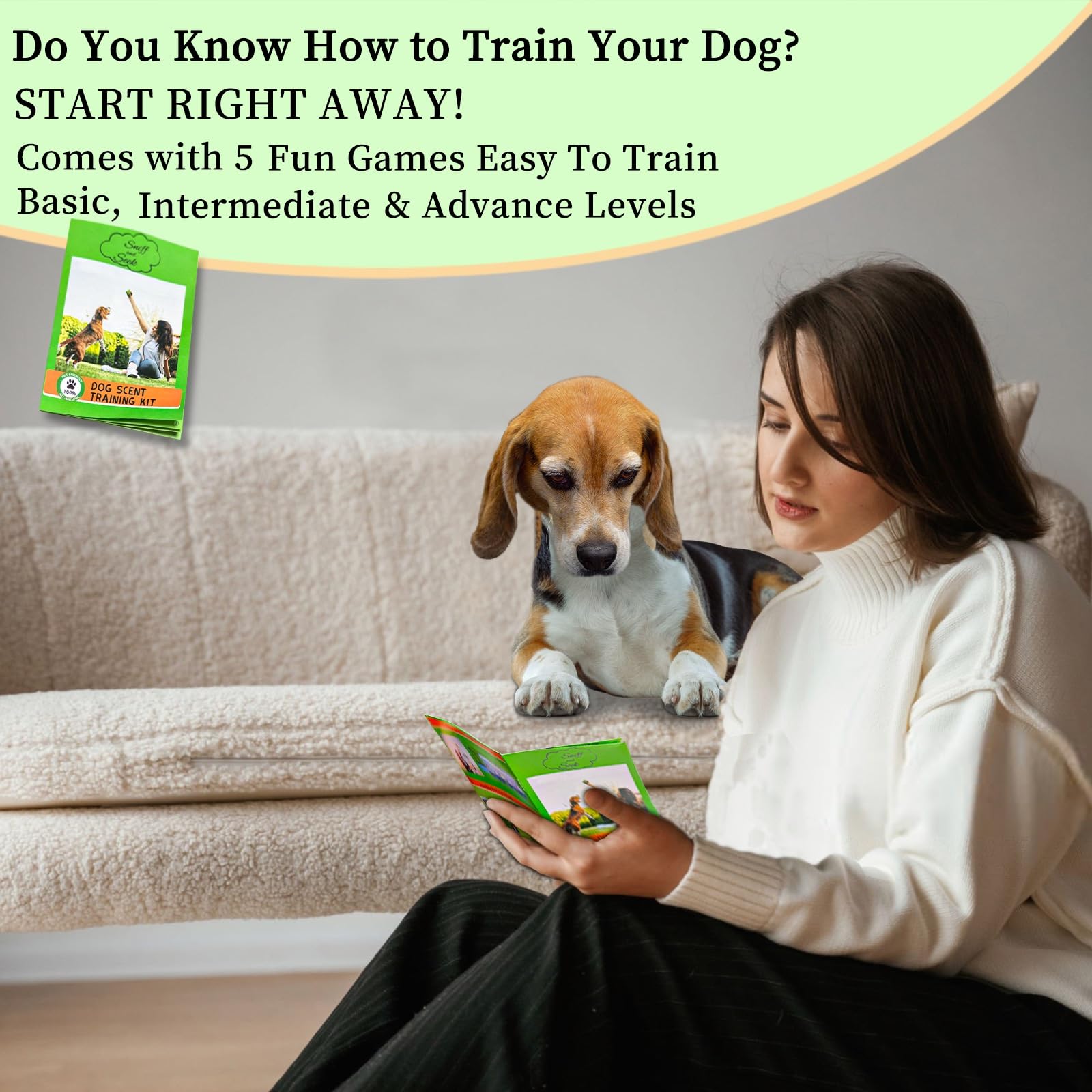 Kit de Entrenamiento de Aroma para Perros, Juegos cerebrales para Perros, Juguetes para esconderse y Buscar, Juegos para Perros, Divertido Trabajo de Nariz para Perros, Juguetes para