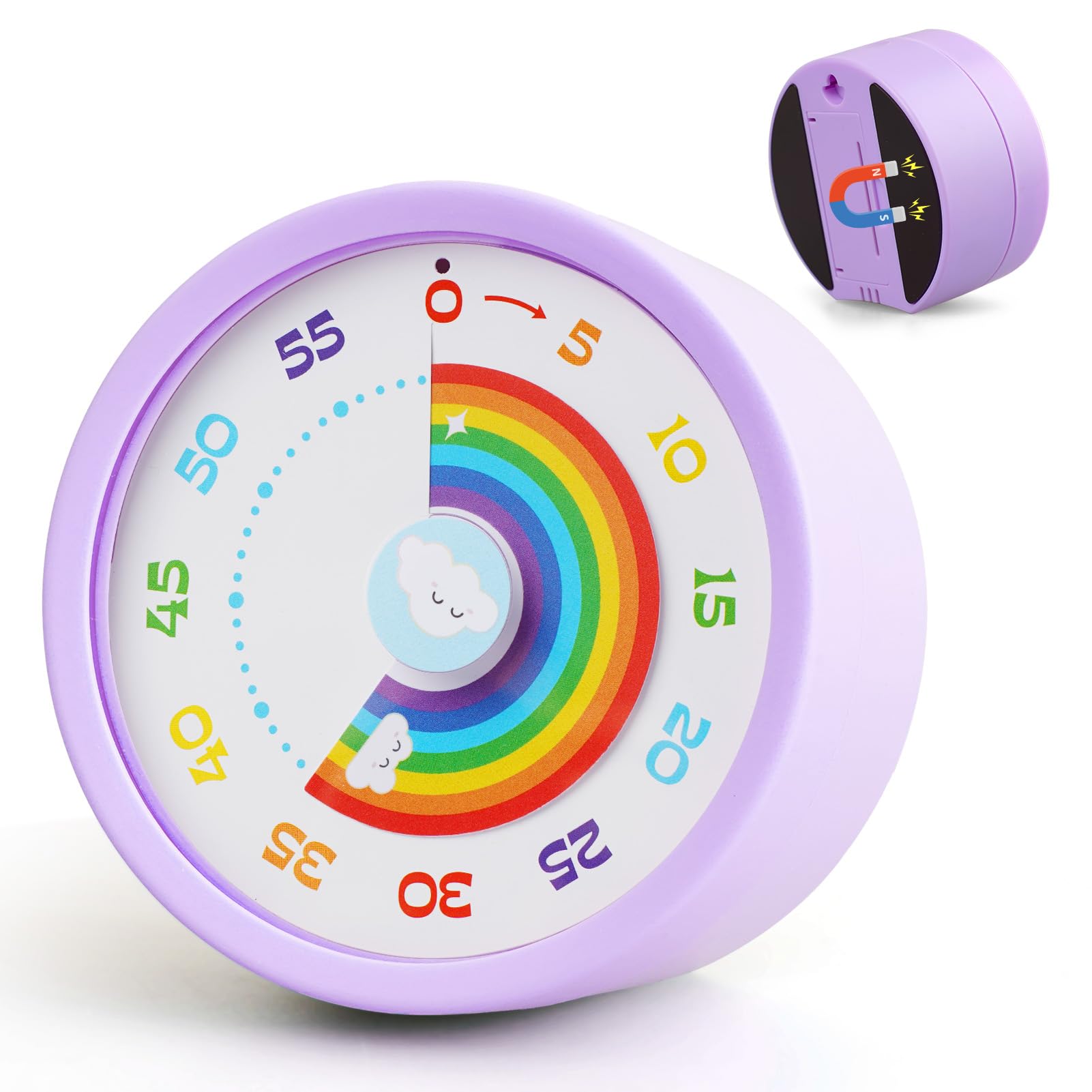 Visueller Timer für Kinder, 60-Minuten Countdown Timer