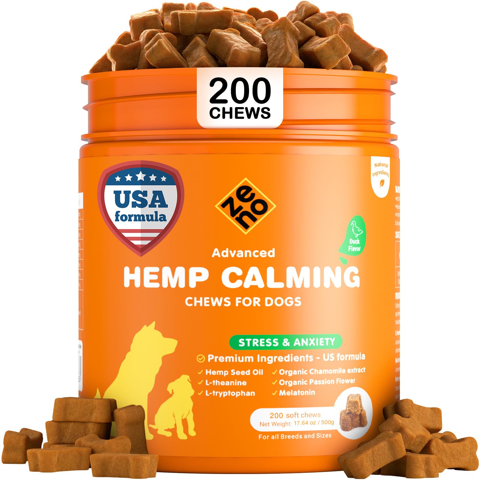 ZENO Hemp Calming Chews for Dogs