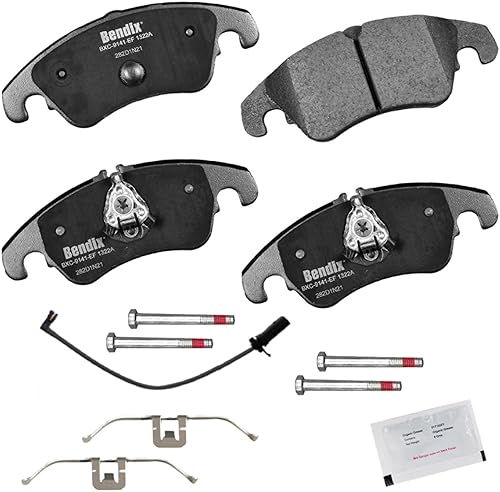 Vista 55 de Bendix Priority1 CFC1035 Pastillas de freno delanteras de cerámica para modelos seleccionados Chevrolet Aveo, Aveo5, Optra, Spark, Spark EV, Pontiac