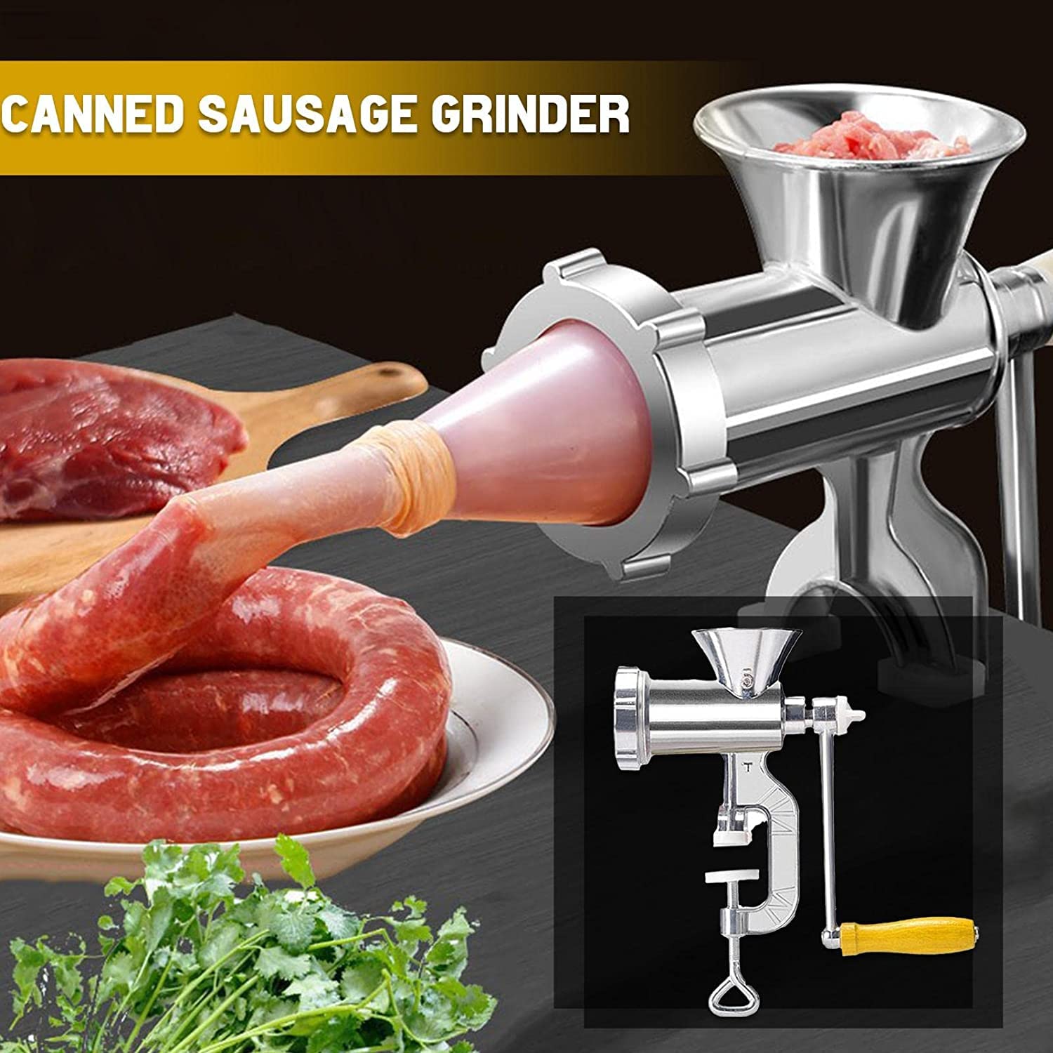 Amazon.co.jp: 手動式ミンサー ミンチ機 肉ひき機 肉ひき/野菜ひき