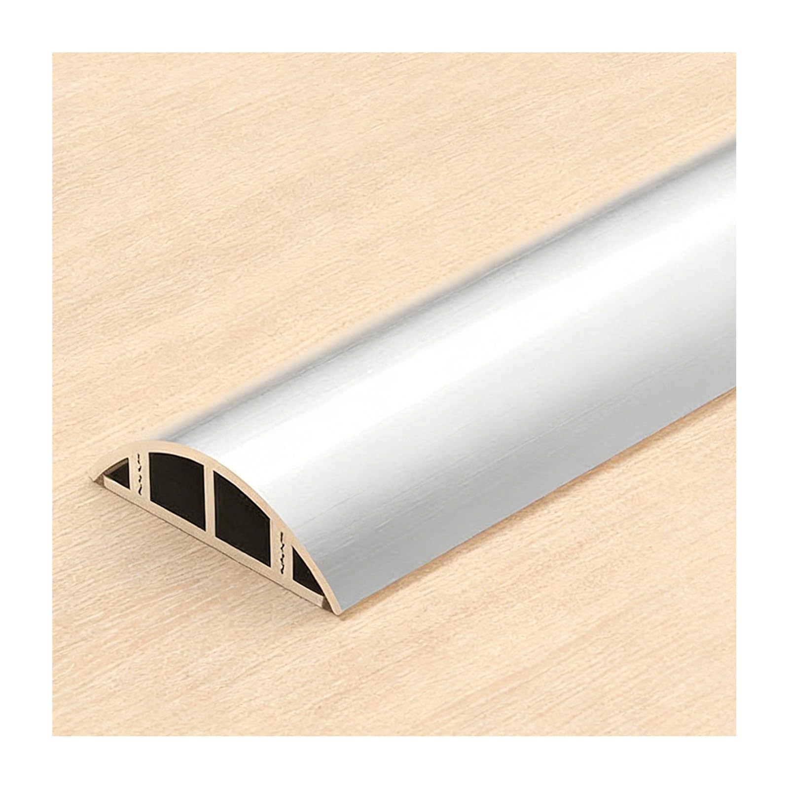 Cubre Cables Suelo，Kabelkanal Selbstklebend，Autoadhesivo, fácil de almacenar e Instalar; Adecuado para hogares, oficinas, garajes, gimnasios y fábricas.(No. 12,5M)