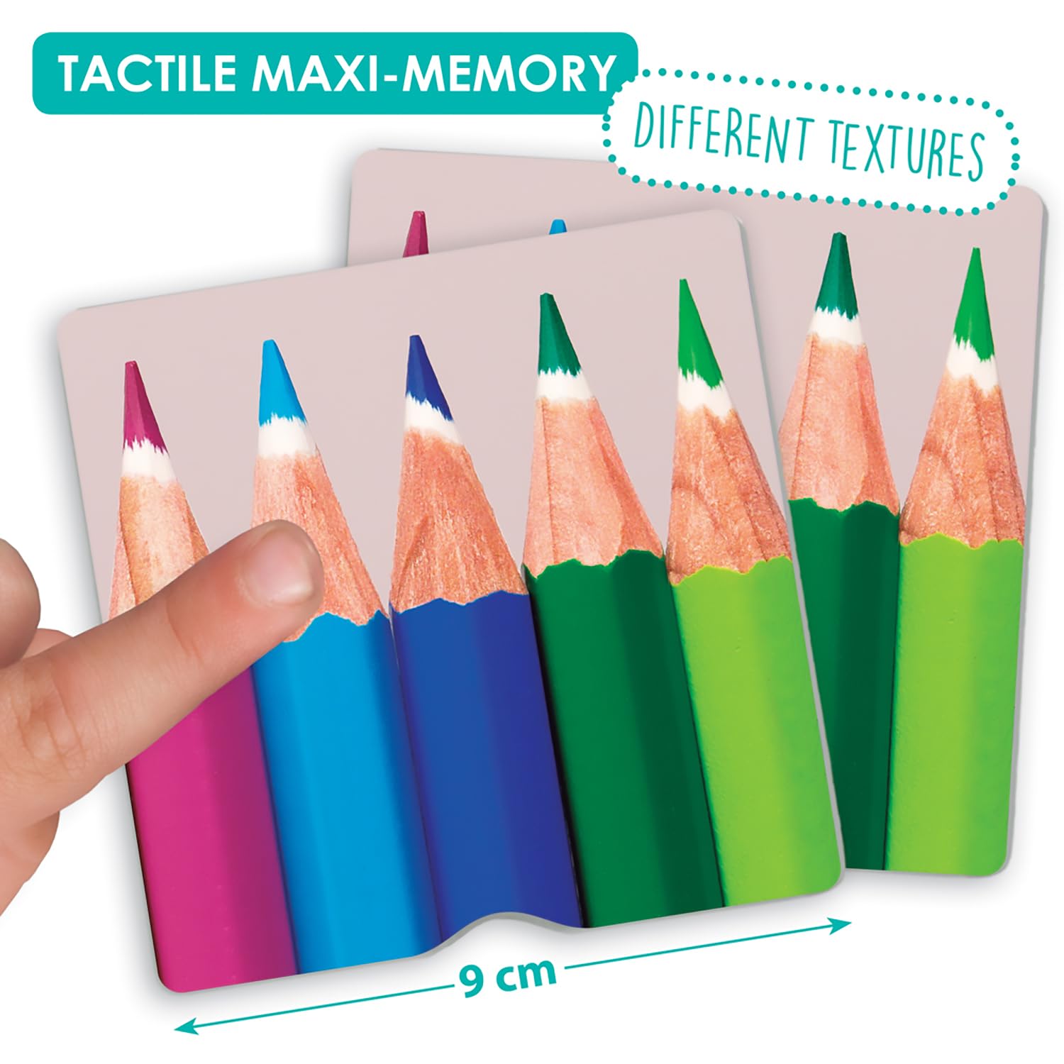 Akros (AKRP1) 20411 Akros Touch Maxi-Memory Nature The Senses, Multicolore