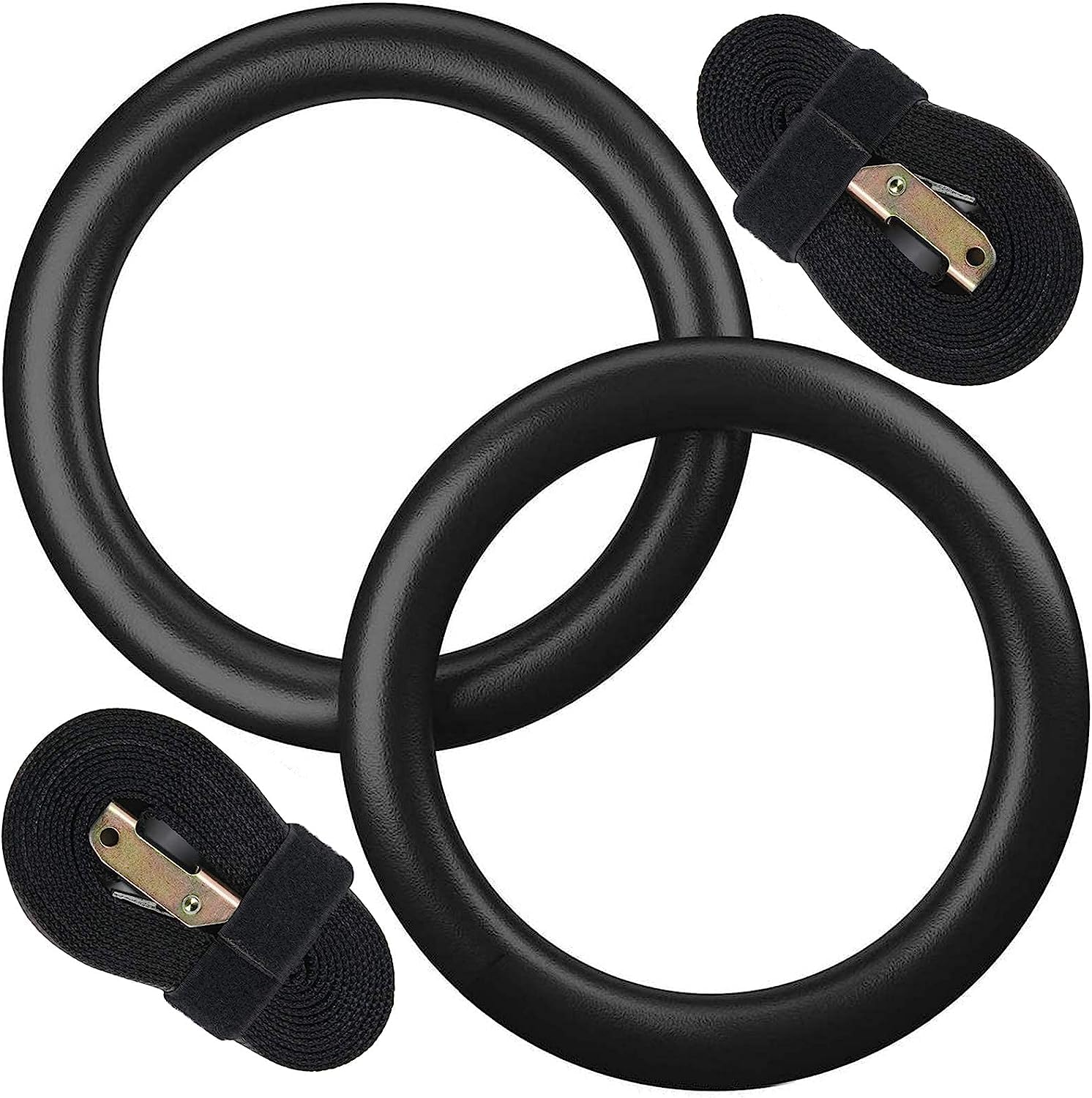Anillos de Gimnasia con Ganchos Ajustables, Anillos de Gimnasia para Fitness, para Entrenar Las Extremidades Superiores, También SE Pueden Utilizar para Estiramientos para Niños