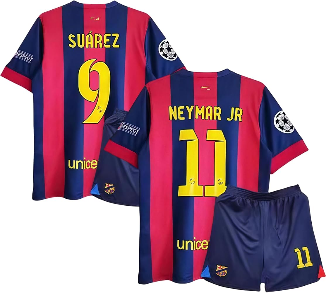【正規品】ネイマール　バルセロナ　ユニフォーム ネイマール直筆サイン入りバルセロナ13/14ホームユニフォーム