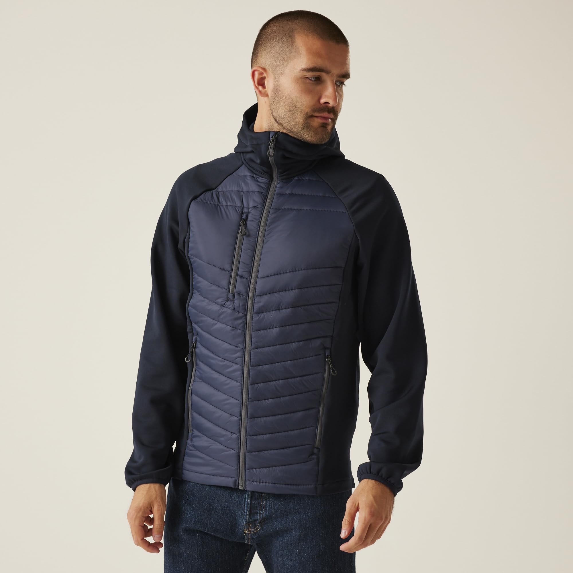 Regatta Regatta Professional Mens Navigate Hybrid Warm Work Jacket Chaqueta híbrida de forro polar Hombre (Pack de 1)