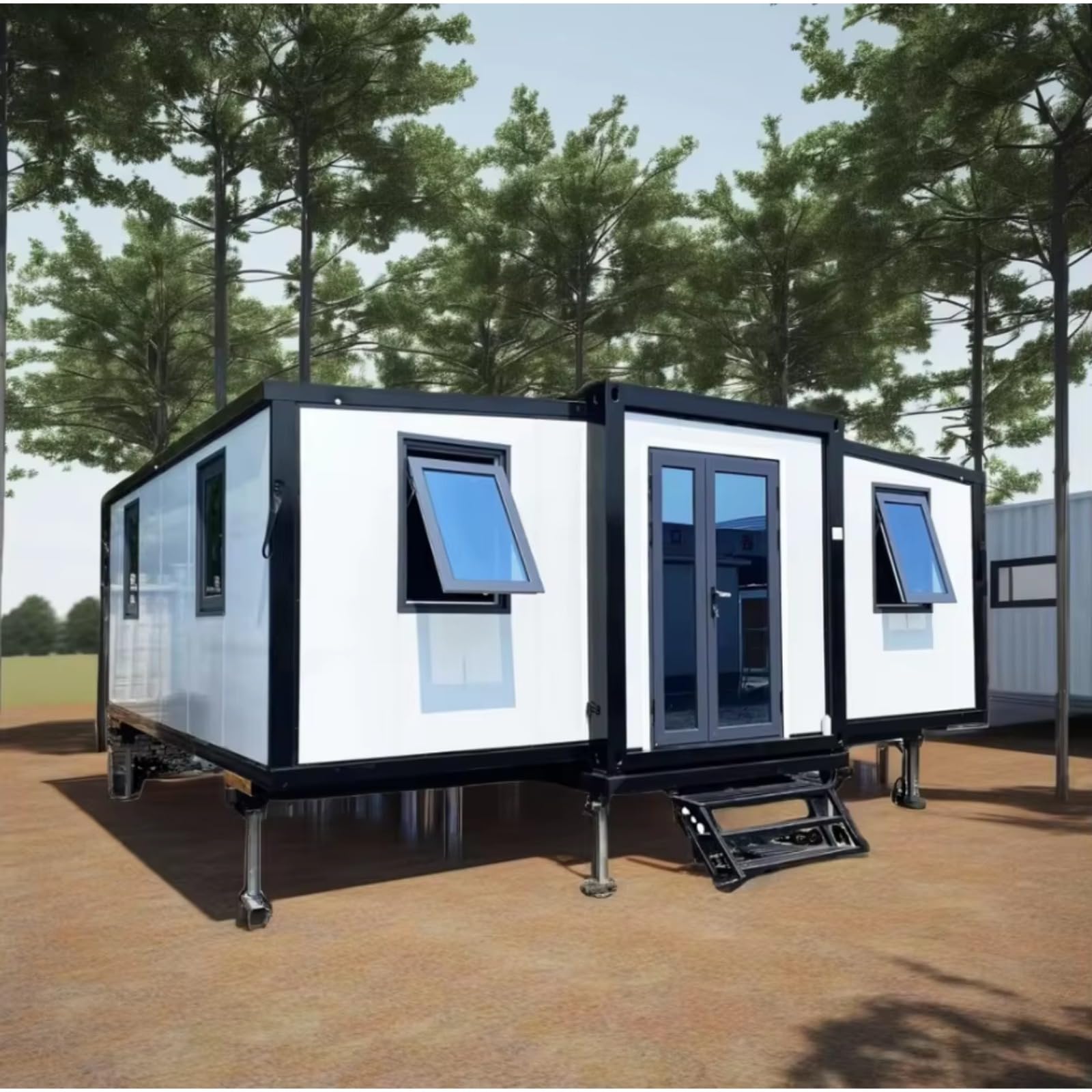 Casa de contenedores plegables prefabricadas modulares pequeñas casas ...