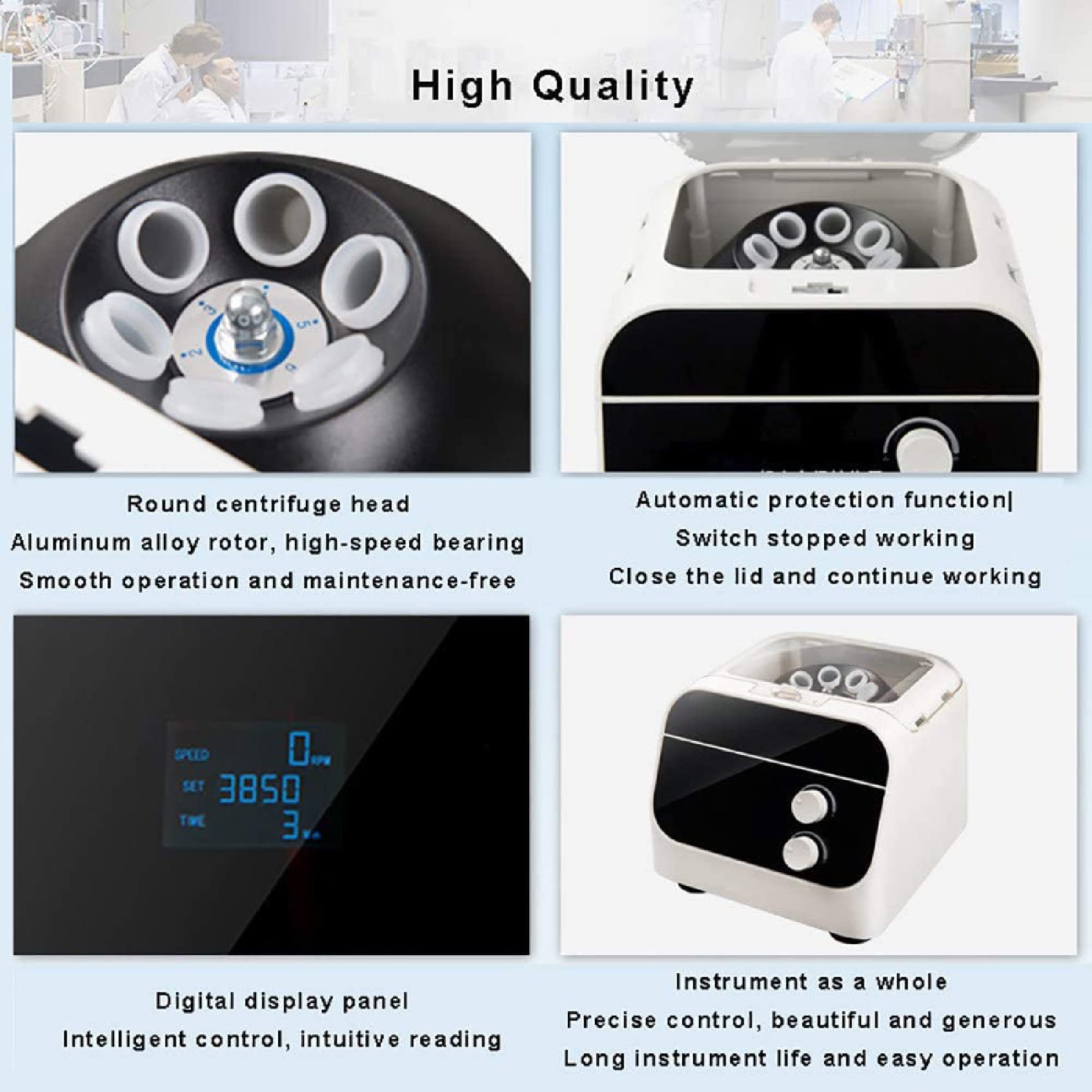110v-220V遠心分離機デジタル低速脂肪美容 4000rpm 1920Xg 110v-220V遠心分離機デジタル低速脂肪美容 4000rpm 1920Xg 24