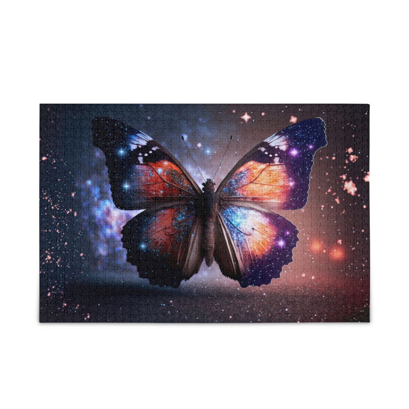 Amazon.com: ZENWAWA Cosmos Butterfly Jigsaw Puzzle, Paper Wood