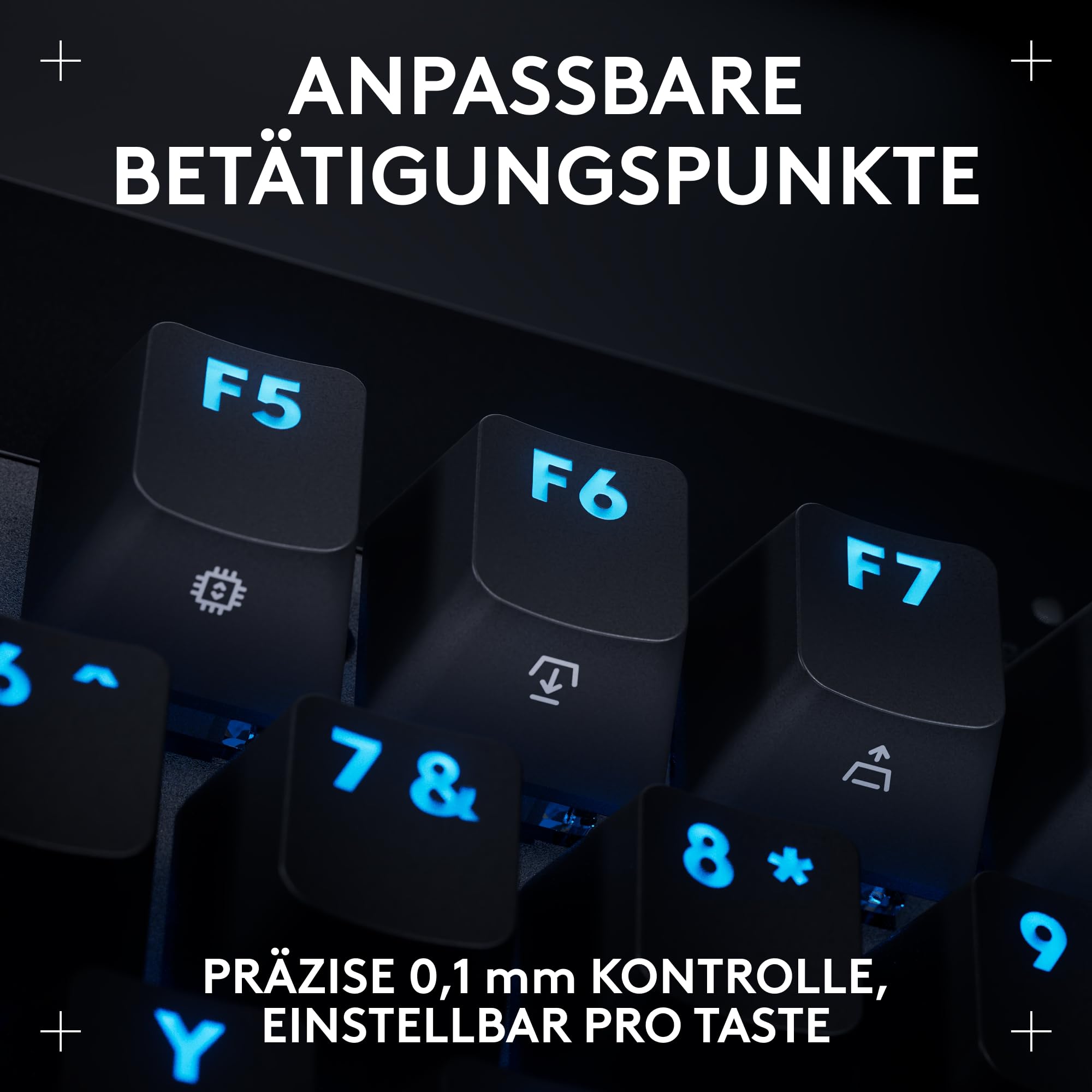 Logitech G PRO X TKL Rapid Tenkeyless kabelgebundene Gaming Tastatur mit magnetischen Analogschaltern, Trigger-Modus, einstellbarem Auslöser, anpassbarer RGB-Beleuchtung, DEU QWERTZ - Schwarz - 4