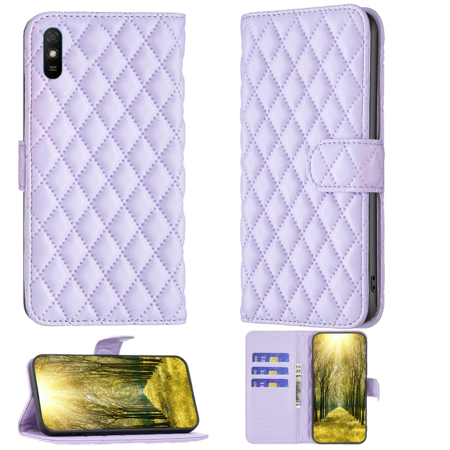 DIWOR Flip Stand Case Compatible for Xiaomi Redmi 9i Sport Phone Case Cover PU Leather Kickstand Magnetic Wallet Case XXF-ZI