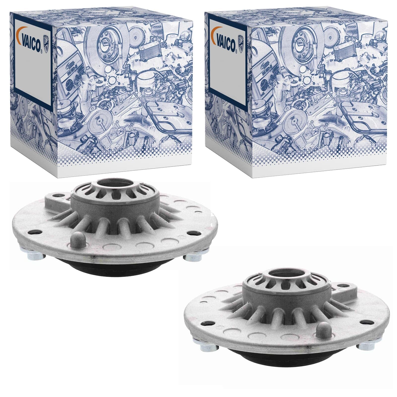 2X Vaico Domlager vorne | 2x V20-1547-1 passend für 1 2 3 4 | V20-1547-1
