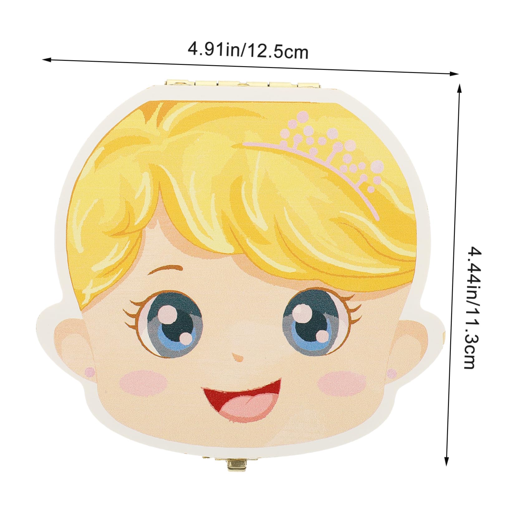 HANABASS Baby Teeth Storage Holder Wooden Memorial Container Elegant Separate Rooms for Each Tooth