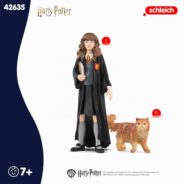 Foto 6 de 7 de Schleich - Figura Hermione Granger & Crookshanks Harry Potter Schleich