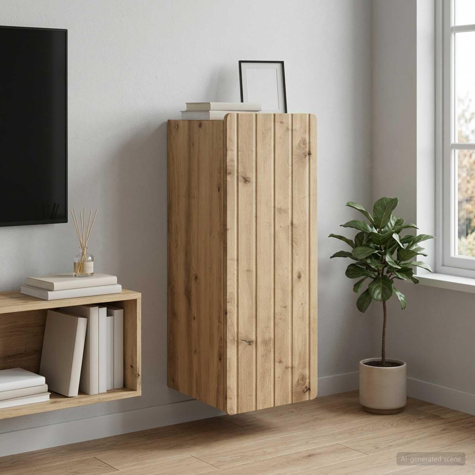 Armoire Murale 33 x 34,5 x 94 cm Bois d'Ingénierie Vintage