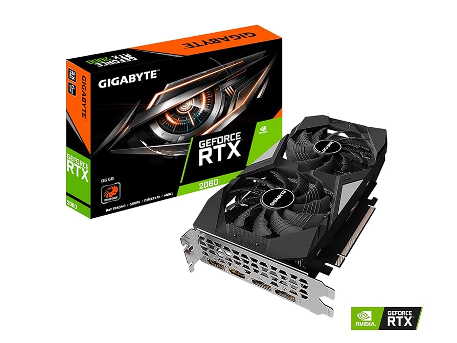 【ジャンク】GeForce RTX 2060 6GB Amazon.com: Gigabyte GeForce RTX 2060 D6 6G (rev. 2.0